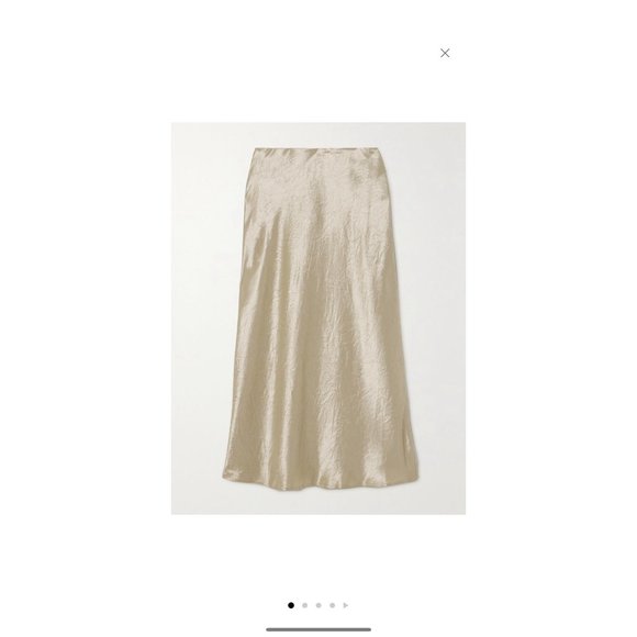 MaxMara Dresses & Skirts - Max Mara Alessio Beige Satin Slip Bias Skirt size 2